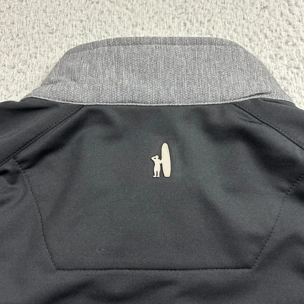 NEW Johnnie O Jacket Mens XL Gray Stinger Full Zip Golf Performance Comp Logo